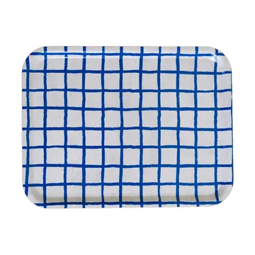 체크드 트레이 33x43 cm - Blue - Fine Little Day | 파인리틀데이