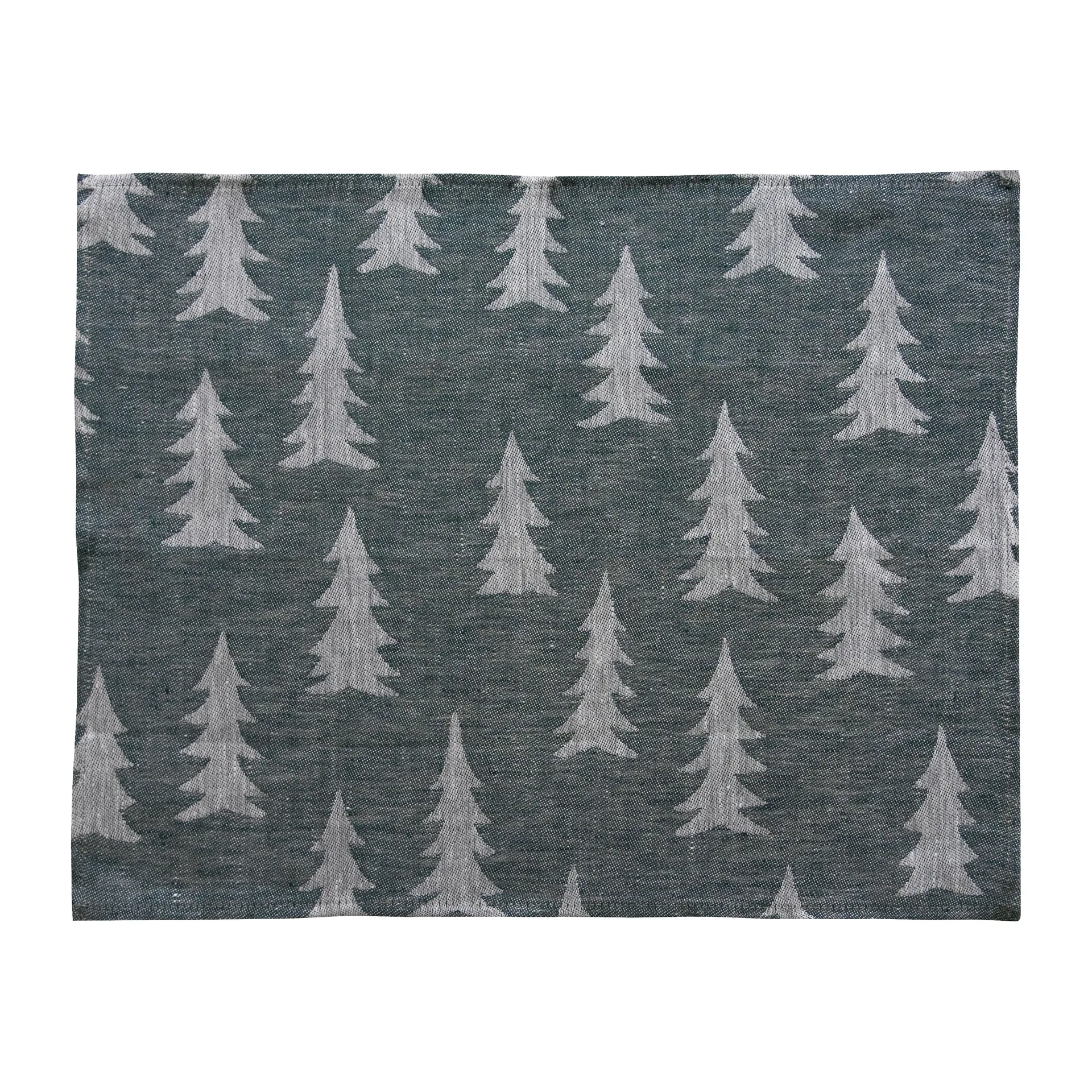 그랜 식탁 매트 37x47 cm, Green-white Fine Little Day | 파인리틀데이