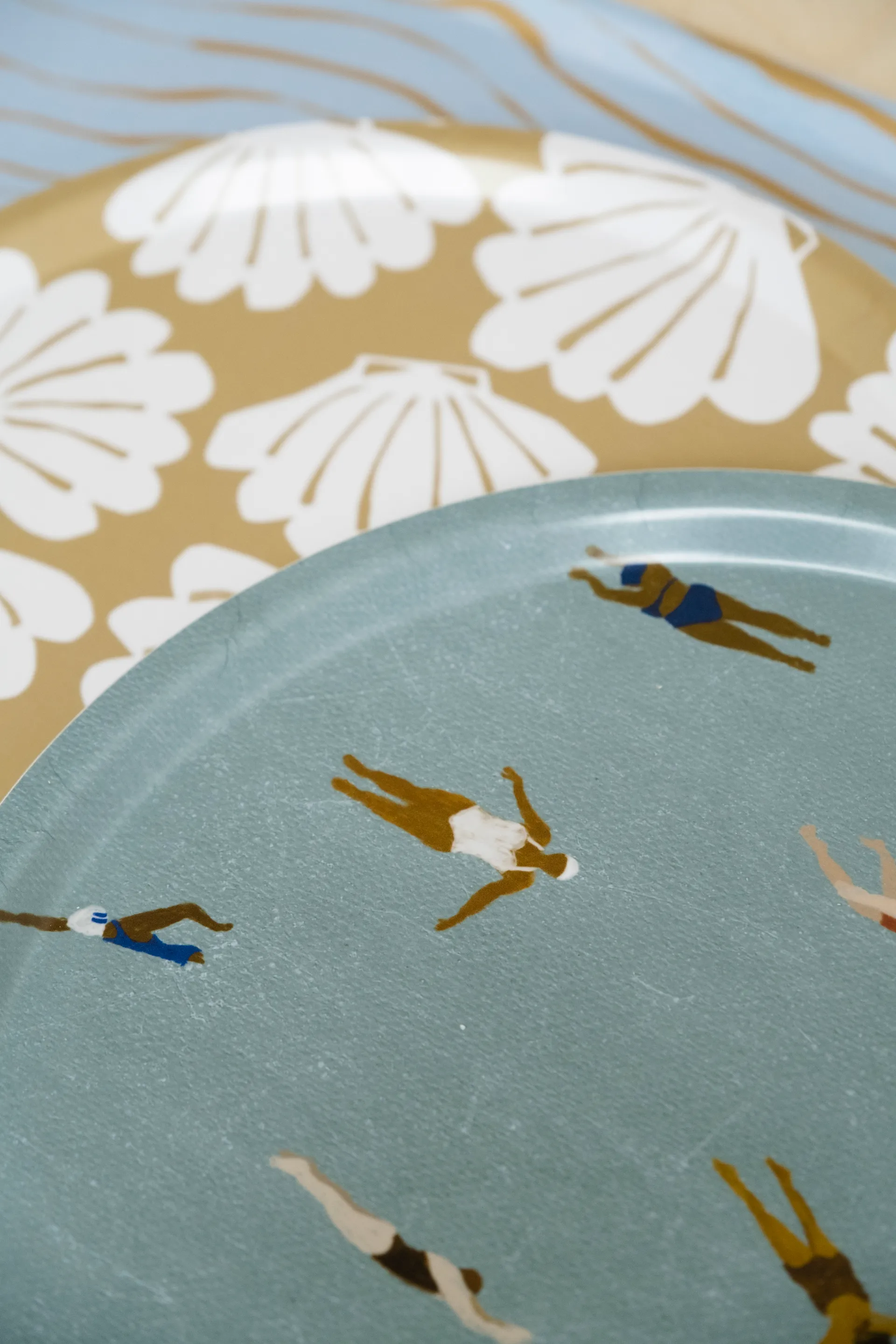 스위머스 트레이 Ø38 cm, Beige Fine Little Day | 파인리틀데이