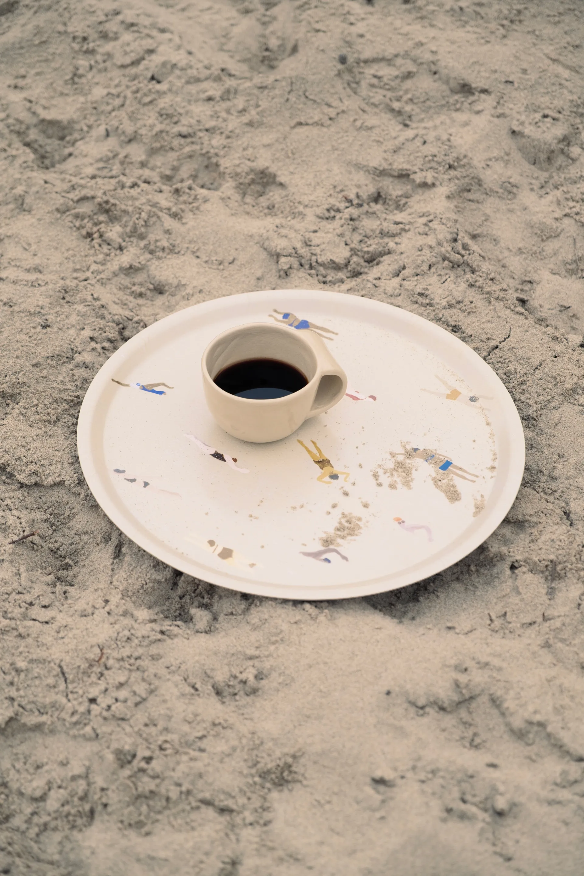 스위머스 트레이 Ø38 cm, Beige Fine Little Day | 파인리틀데이