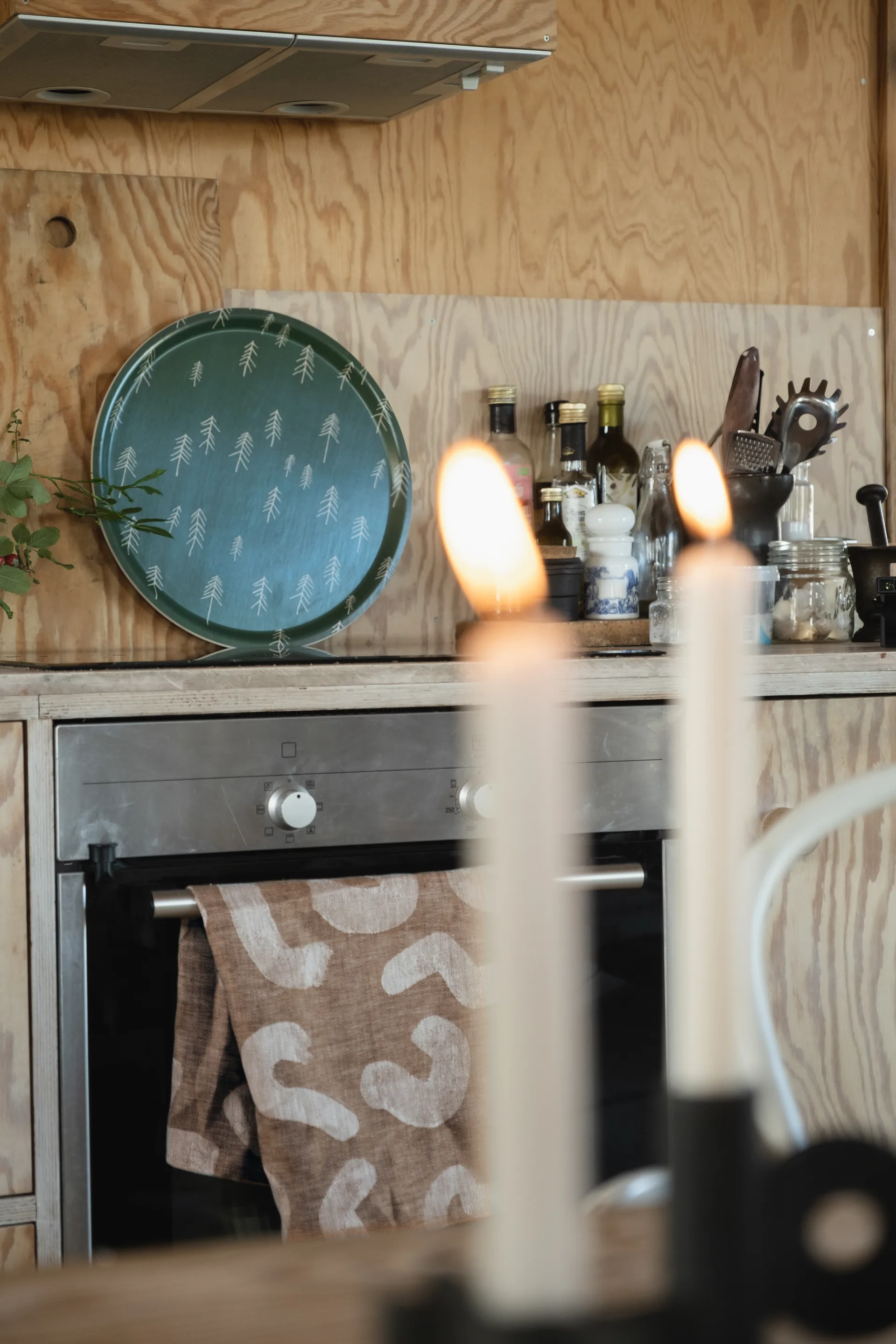 톨 트레이 Ø38 cm, Green-nude Fine Little Day | 파인리틀데이