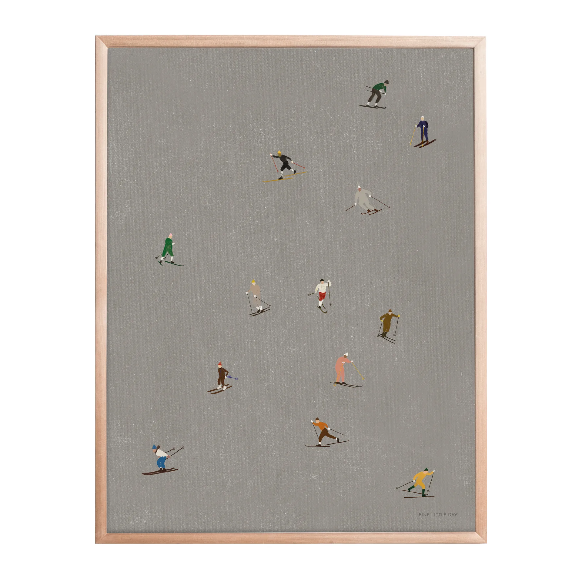 스키어스 포스터 40x50 cm, Grey Fine Little Day | 파인리틀데이
