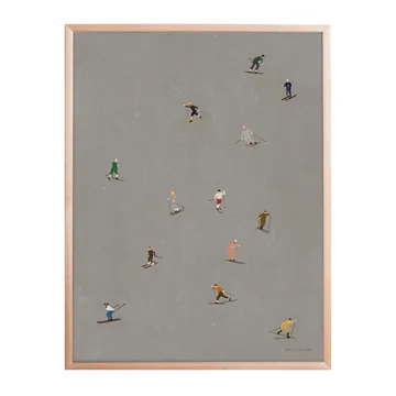 스키어스 포스터 40x50 cm - Grey - Fine Little Day | 파인리틀데이