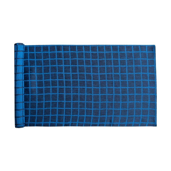 루틱 자카드 테이블 러너 45x150 cm - Blue-black - Fine Little Day | 파인리틀데�이