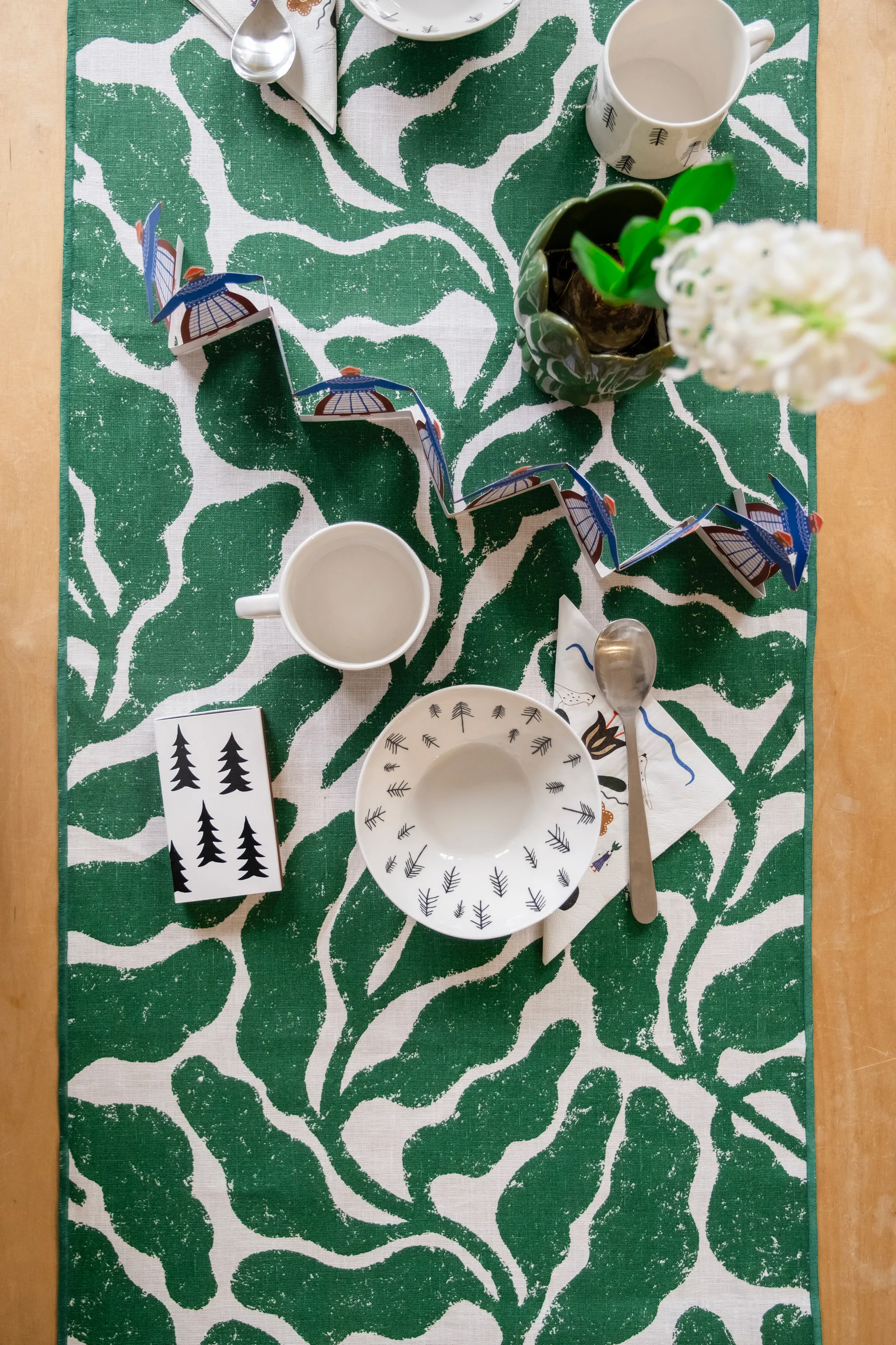 리브스 러너 45x180 cm, Green Fine Little Day | 파인리틀데이