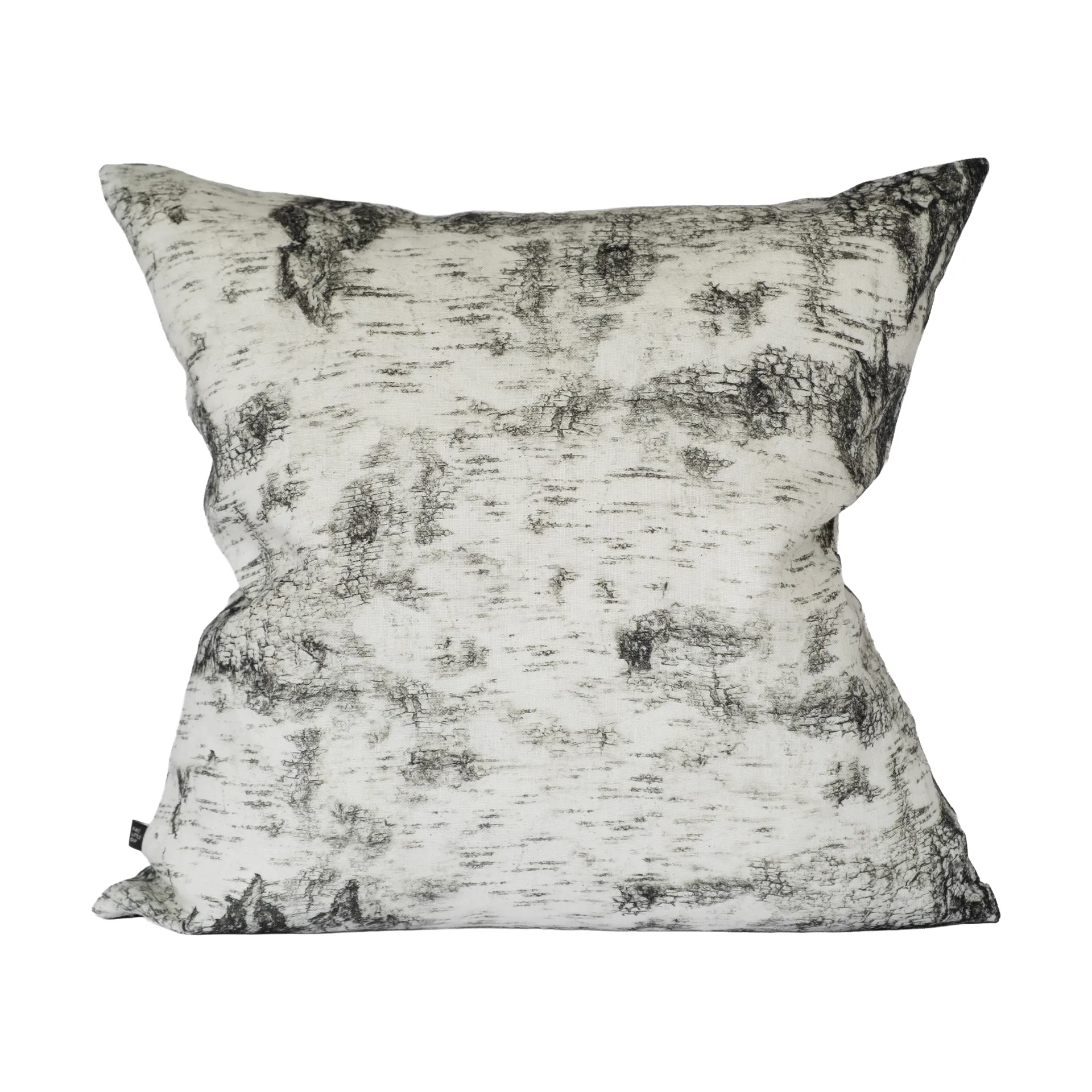 바크 쿠션 커버 48x48 cm, Black-white Fine Little Day | 파인리틀데이