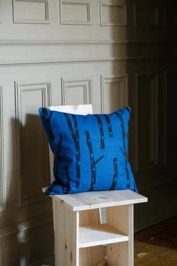 버치 쿠션 커버 48x48 cm - Blue-black - Fine Little Day | 파인리틀데이