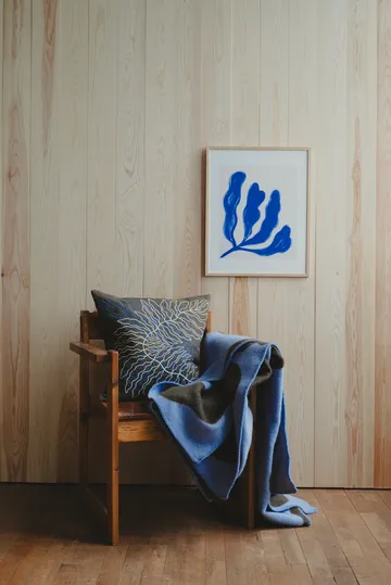 리브스 자수 쿠션 커버 48x48 cm - Brown - Fine Little Day | 파인리틀데이