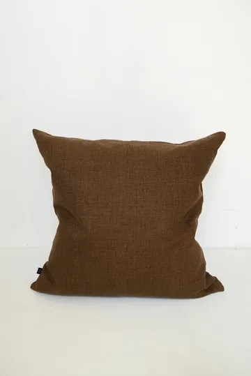 리브스 자수 쿠션 커버 48x48 cm - Brown - Fine Little Day | 파인리틀데이