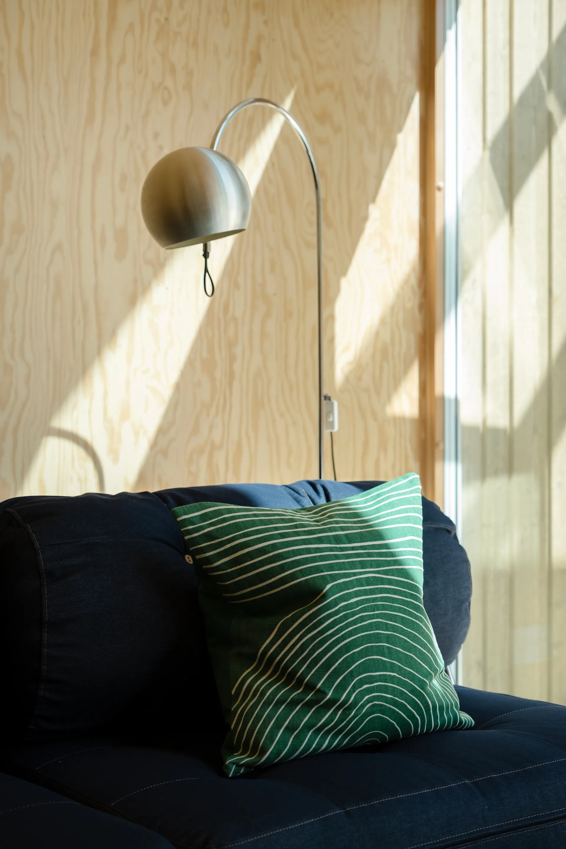 스트로우 쿠션 커버 48x48 cm, Green Fine Little Day | 파인리틀데이