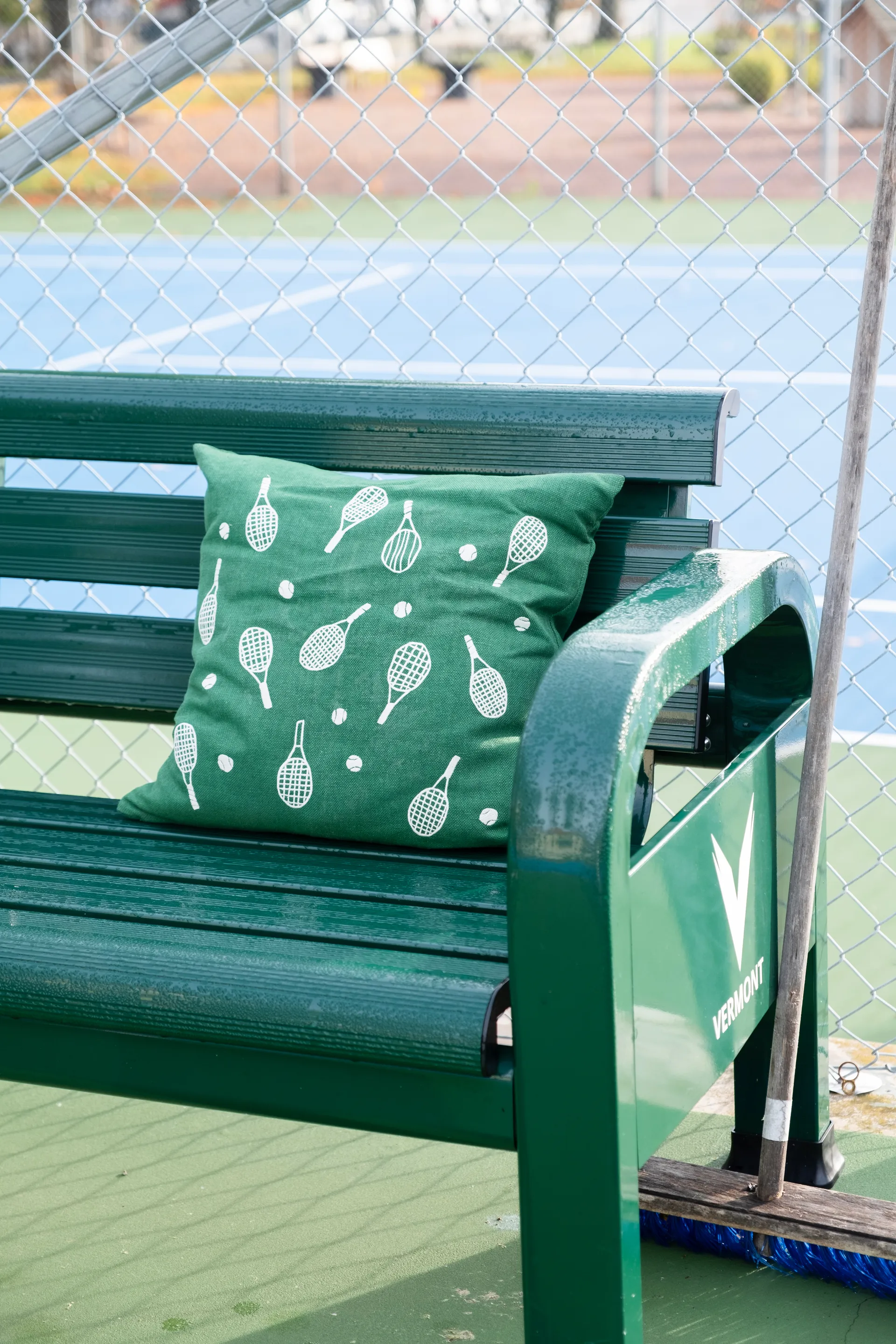 테니스 라켓 쿠션 커버 48x48 cm, Green Fine Little Day | 파인리틀데이