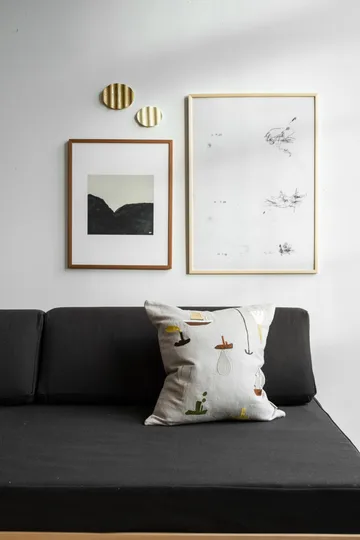 세일 위드 미 쿠션 커버 48x48 cm - Grey - Fine Little Day | 파인리틀데이