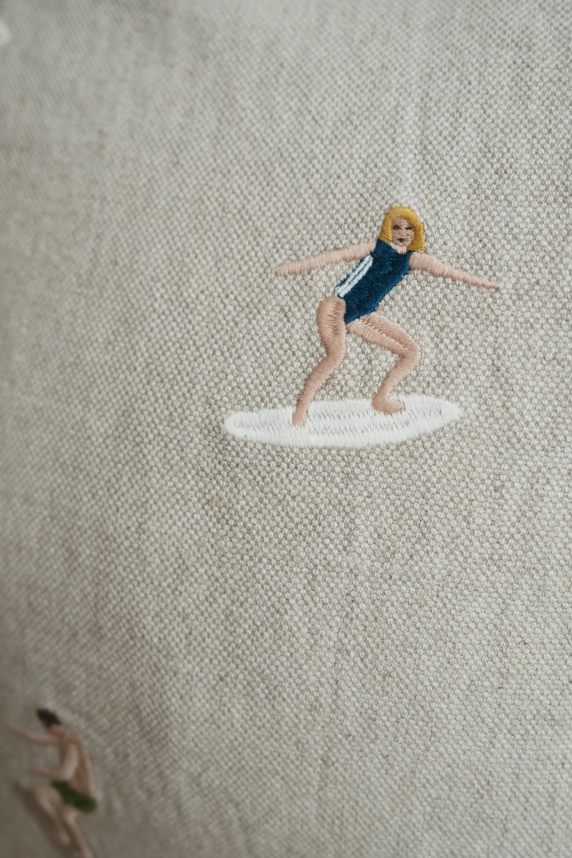 서퍼스 베개커버 48x48 cm, Natural Fine Little Day | 파인리틀데이