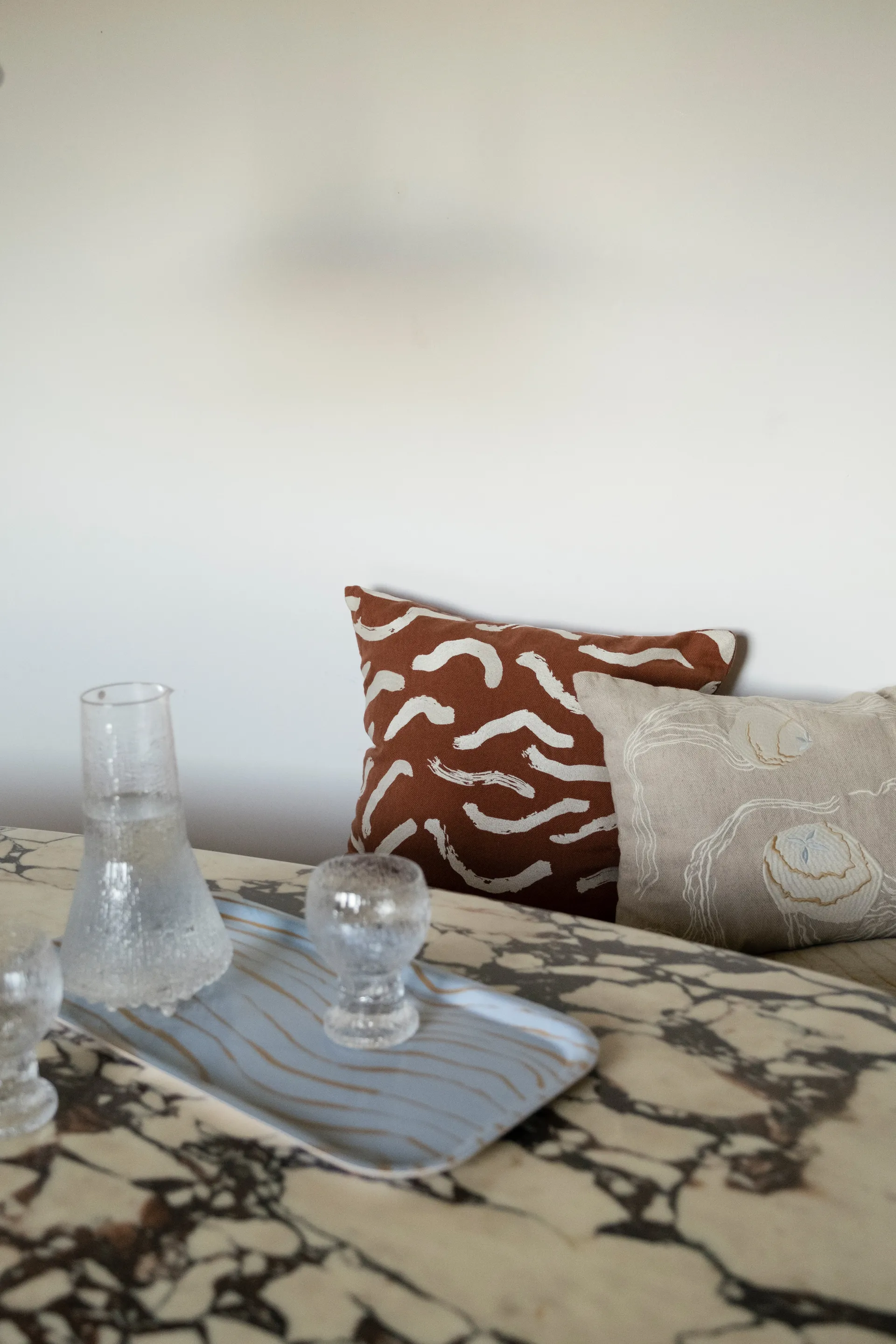 스팀 베개커버 48x48 cm, Terracotta Fine Little Day | 파인리틀데이