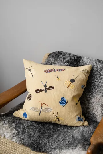 슬렌다 쿠션 커버 48x48 cm - Yellow - Fine Little Day | 파인리틀데이