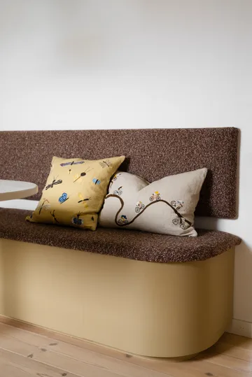 슬렌다 쿠션 커버 48x48 cm - Yellow - Fine Little Day | 파인리틀데이