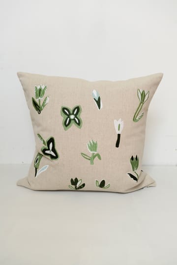 튤립 쿠션 커버 48x48cm - Nature-green - Fine Little Day | 파인리틀데이