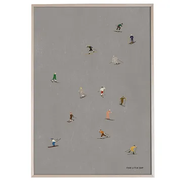 스키어스 포스터 50x70 cm - Grey - Fine Little Day | 파인리틀데이