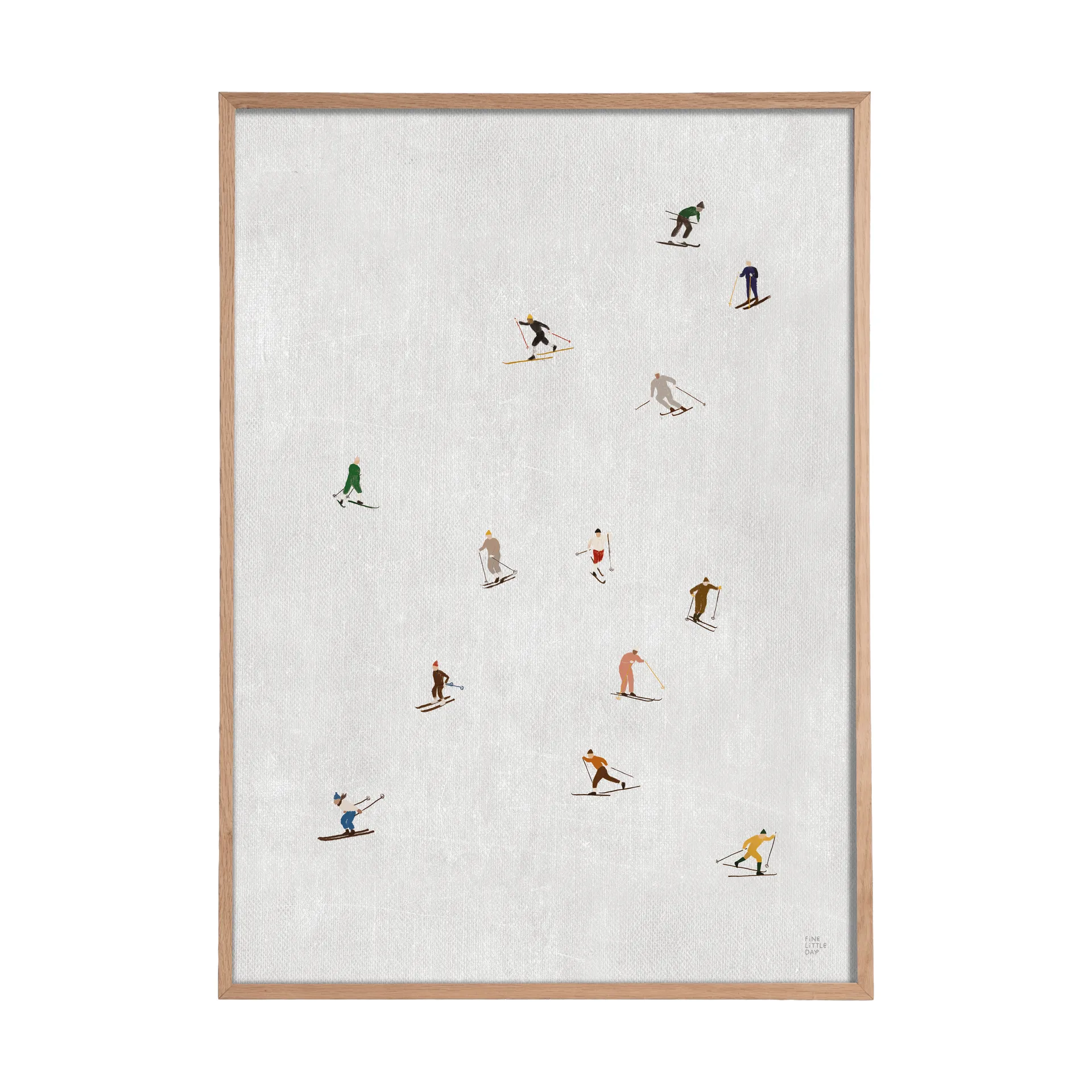 스키어스 포스터 50x70 cm,  Fine Little Day | 파인리틀데이