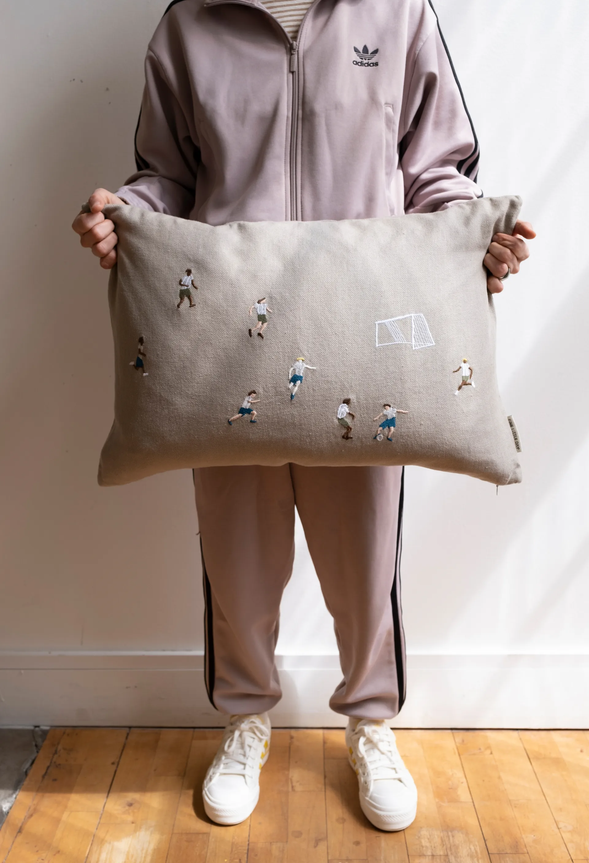 사커 풋볼 베개 커버 58x38 cm, Mix-nature Fine Little Day | 파인리틀데이