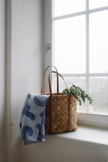 우돈 주방타올 58x58 cm - Blue-white - Fine Little Day | 파인리틀데이