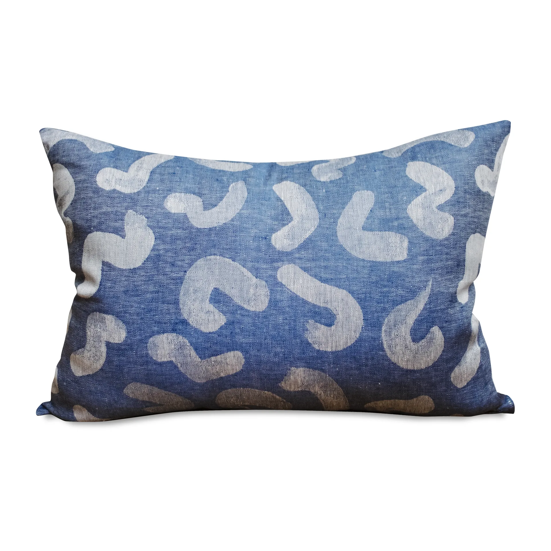 우돈 베개커버 68x48 cm, Blue-white Fine Little Day | 파인리틀데이
