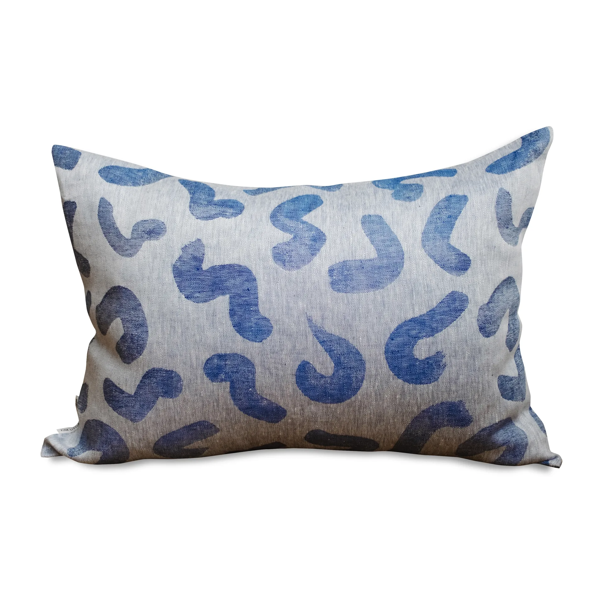 우돈 베개커버 68x48 cm, Blue-white Fine Little Day | 파인리틀데이