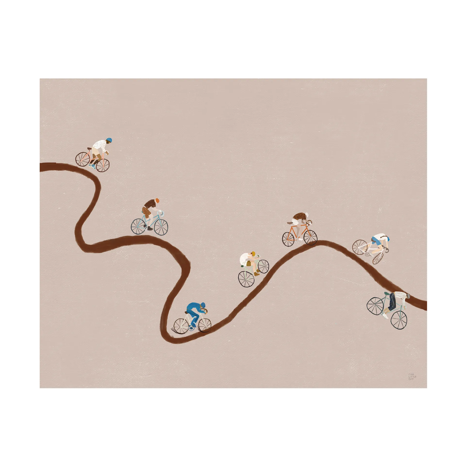 지로 포스터, Beige, 50x40 cm Fine Little Day | 파인리틀데이