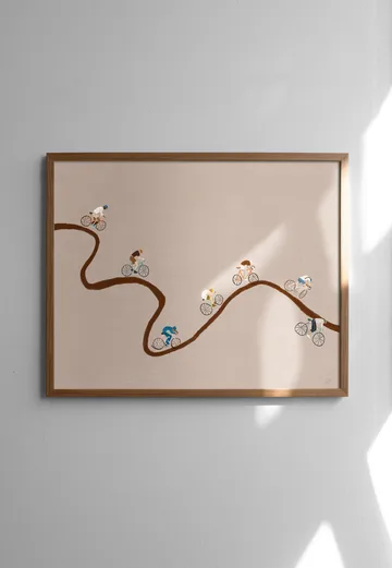 지로 포스터 - Beige, 50x40 cm - Fine Little Day | 파인리틀데이