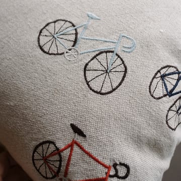 Bicycles 쿠션 커버 48x48 cm - beige - Fine Little Day | 파인리틀데이
