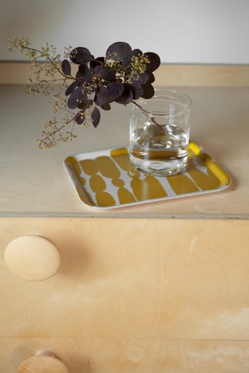 Bow 트레이 20x27 cm - Yellow-white - Fine Little Day | 파인리틀데이