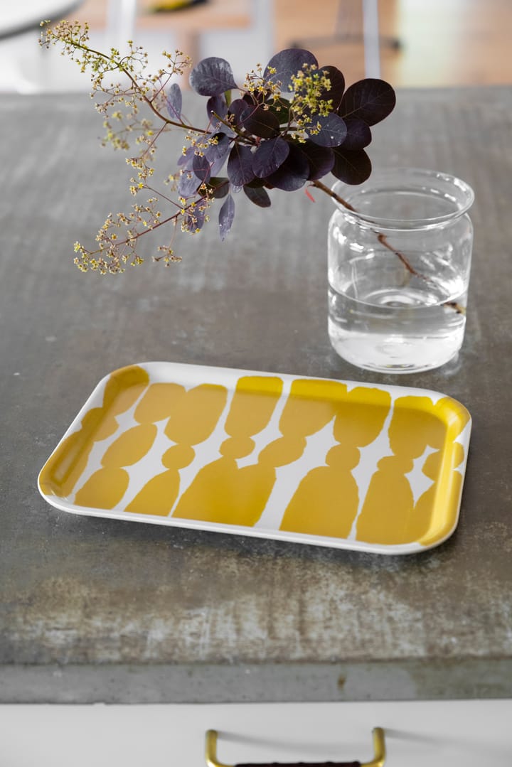 Bow 트레이 20x27 cm - Yellow-white - Fine Little Day | 파인리틀데이