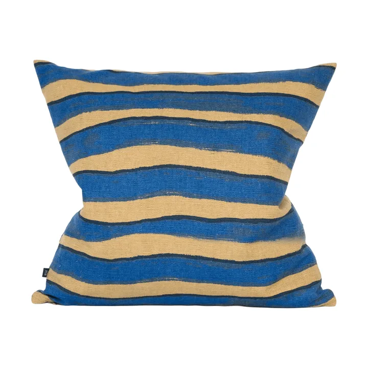 랜드 베개 커버 - Brown-blue, 48x48 cm - Fine Little Day | 파인리틀데이