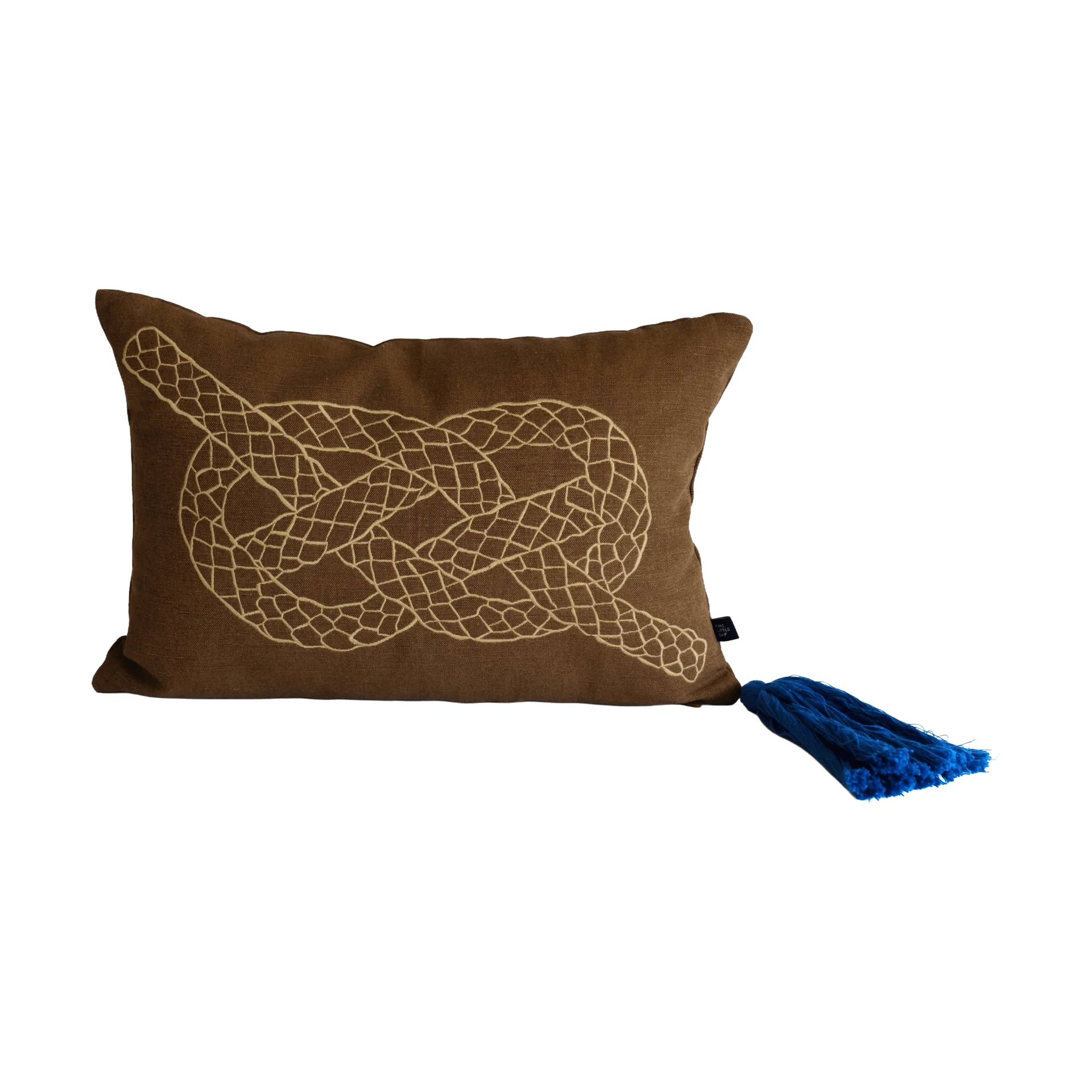 크노프 장식 쿠션, Brown-gold-blue, 27x40 cm Fine Little Day | 파인리틀데이