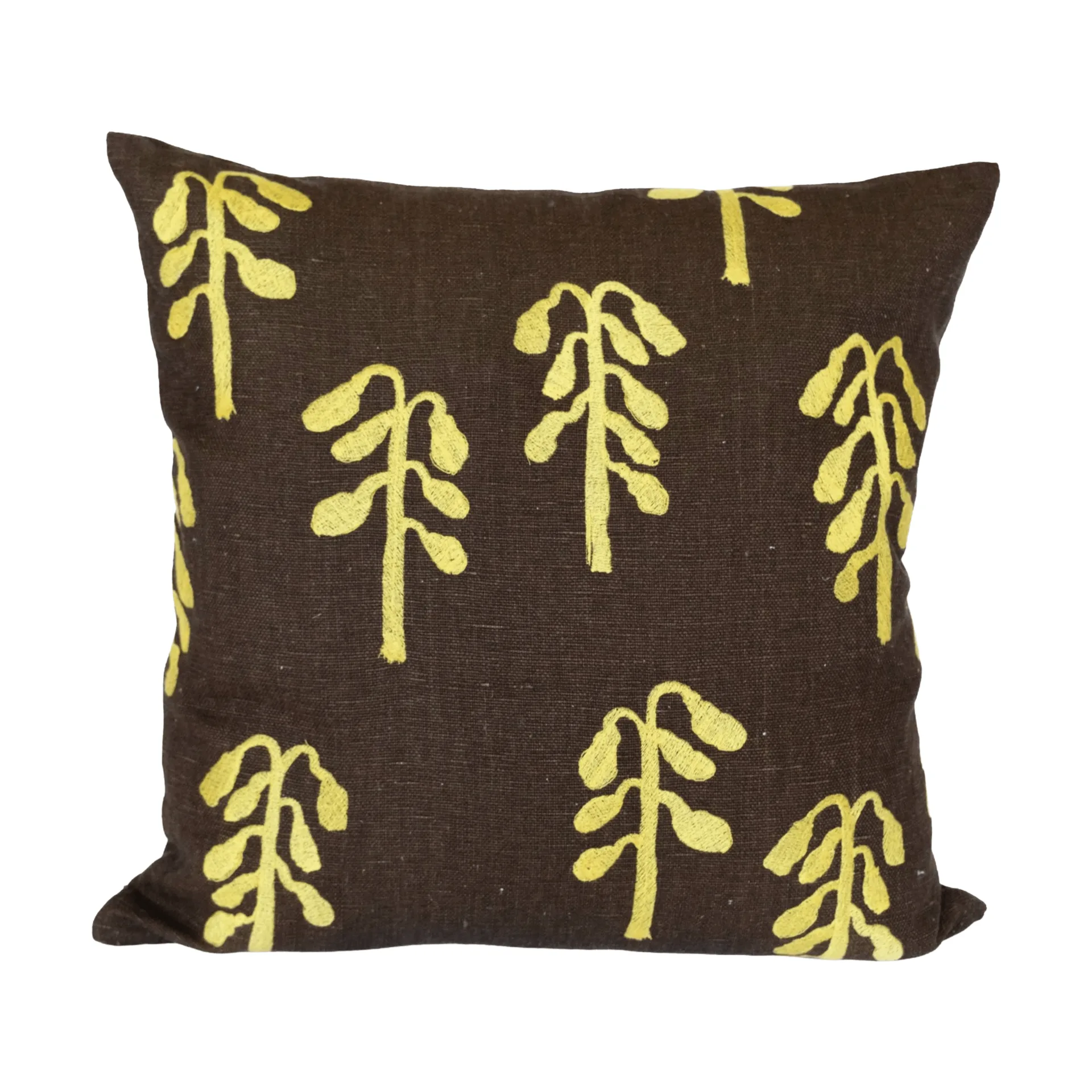 위핑 버치 쿠션 커버, Brown-yellow, 48x48 cm Fine Little Day | 파인리틀데이