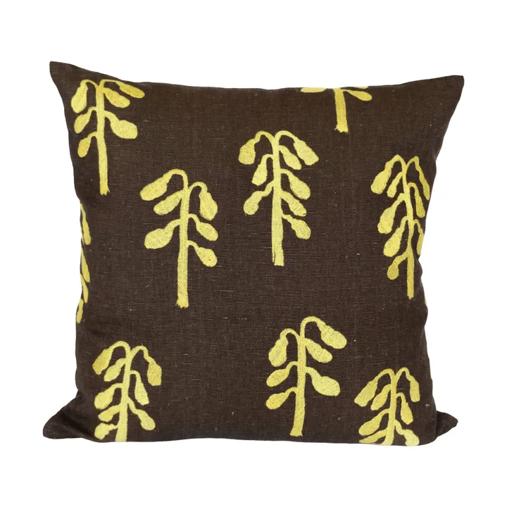 위핑 버치 쿠션 커버 - Brown-yellow, 48x48 cm - Fine Little Day | 파인리틀데이