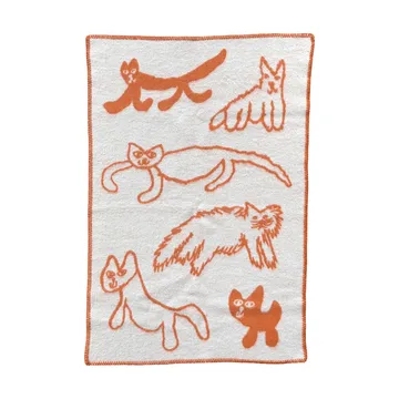 Cats 울 스로우 - Orange, 65x95 cm - Fine Little Day | 파인리틀데이