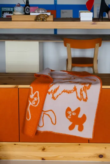 Cats 울 스로우 - Orange, 65x95 cm - Fine Little Day | 파인리틀데이