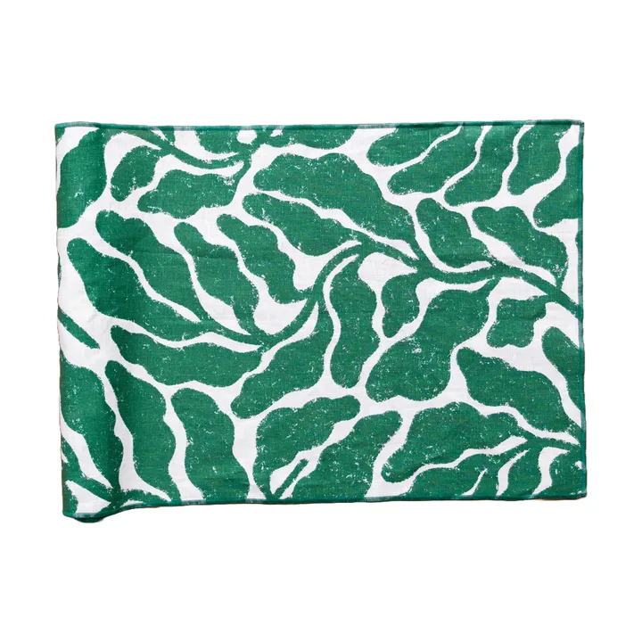 리브스 테이블 러너 - Green, 45x180 cm - Fine Little Day | 파인리틀데이