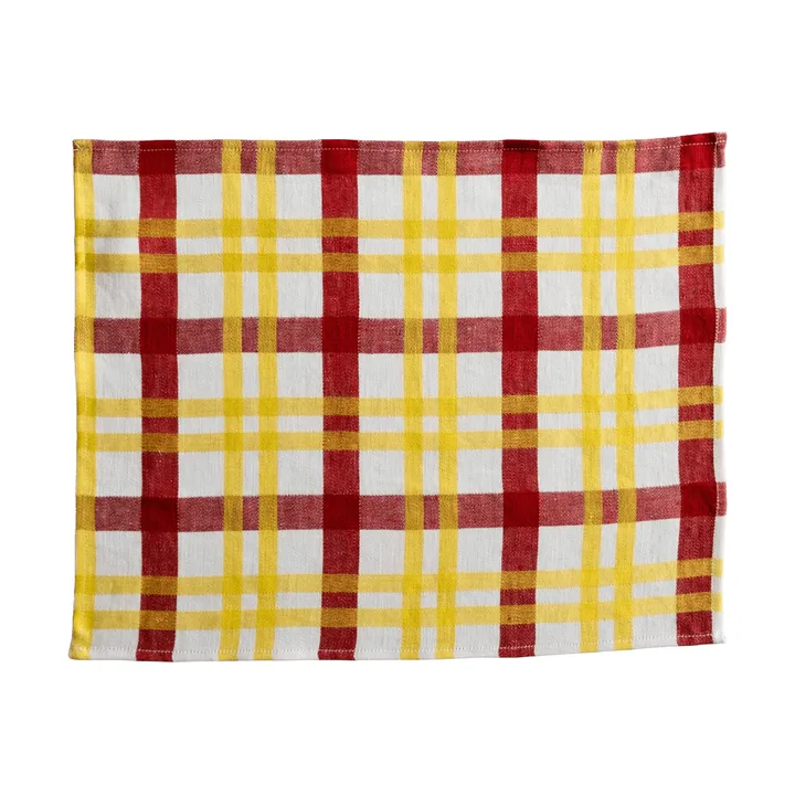 Grid 테이블매트 - Yellow, 37x47 cm - Fine Little Day | 파인리틀데이