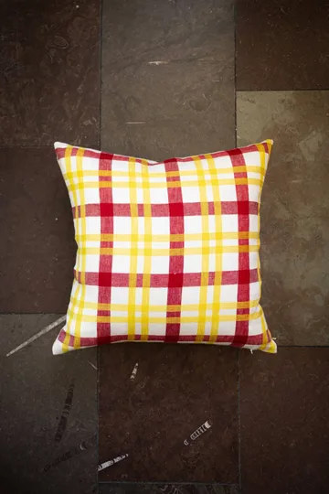 Grid 쿠션 커버 - Yellow, 38x58 cm - Fine Little Day | 파인리틀데이