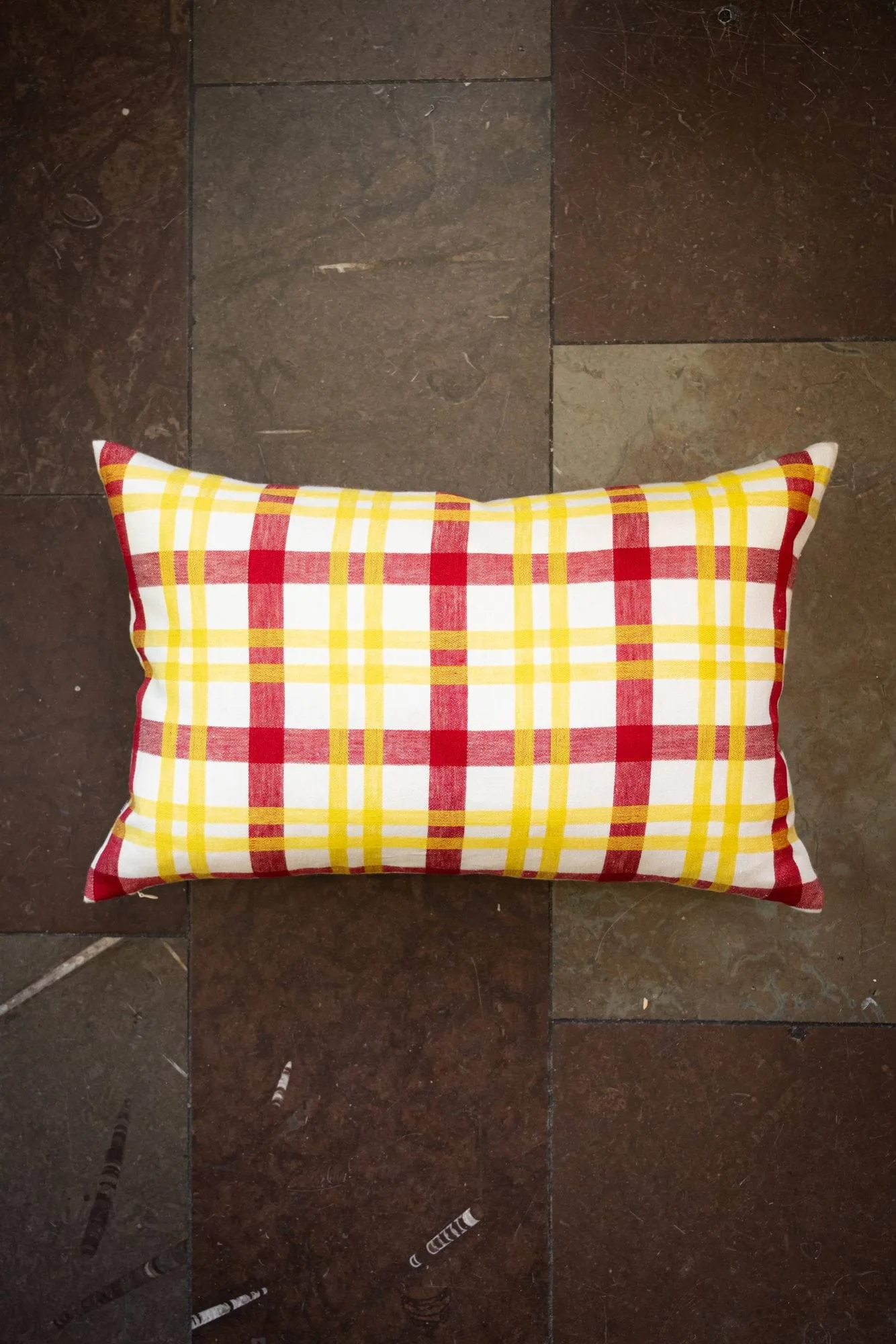 Grid 쿠션 커버, Yellow, 45x45 cm Fine Little Day | 파인리틀데이
