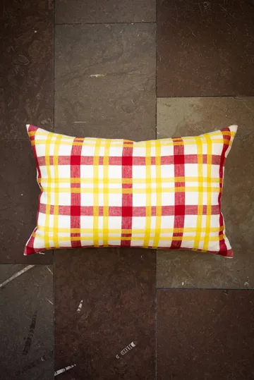 Grid 쿠션 커버 - Yellow, 45x45 cm - Fine Little Day | 파인리틀데이
