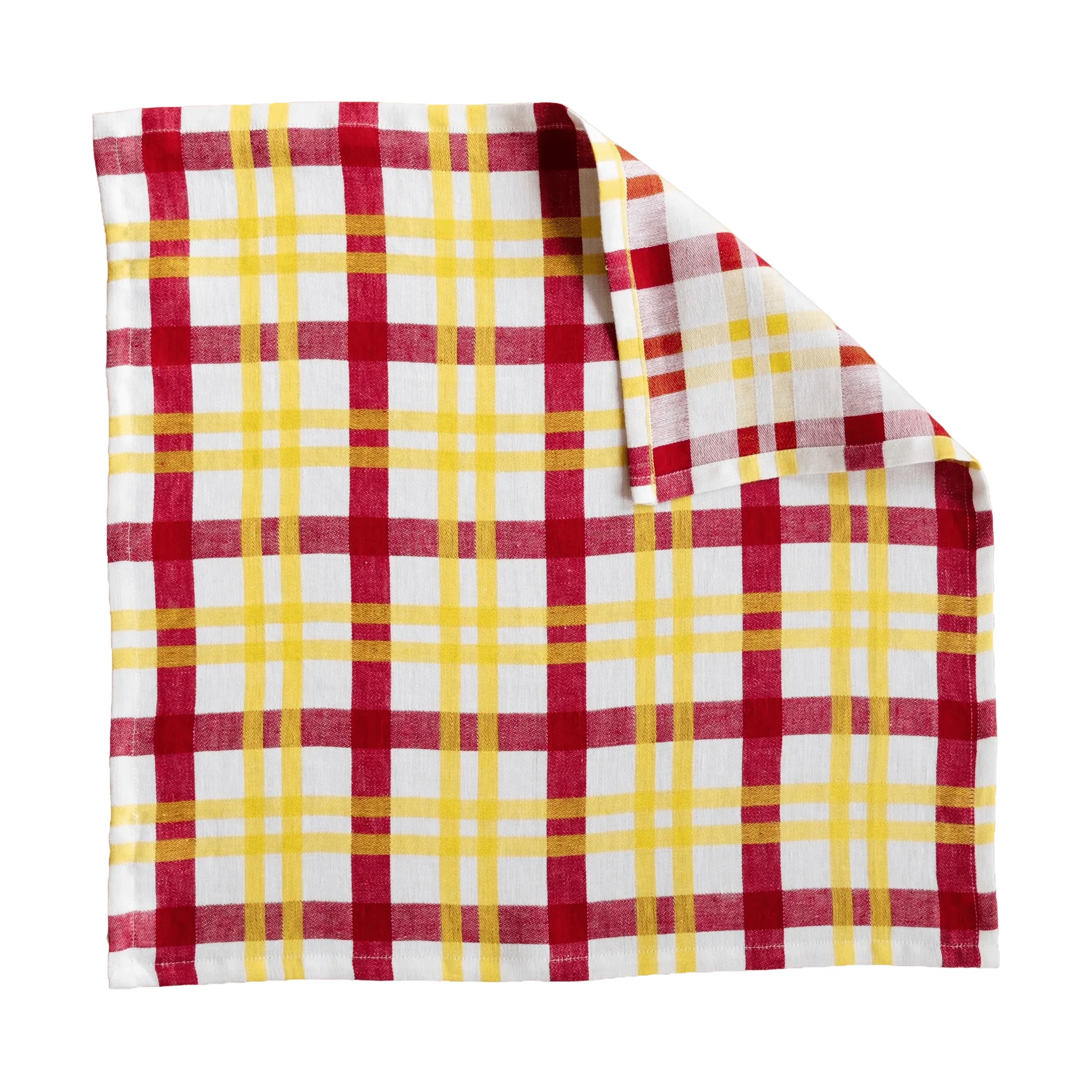 Grid 키친 타월, Yellow, 58x58 cm Fine Little Day | 파인리틀데이