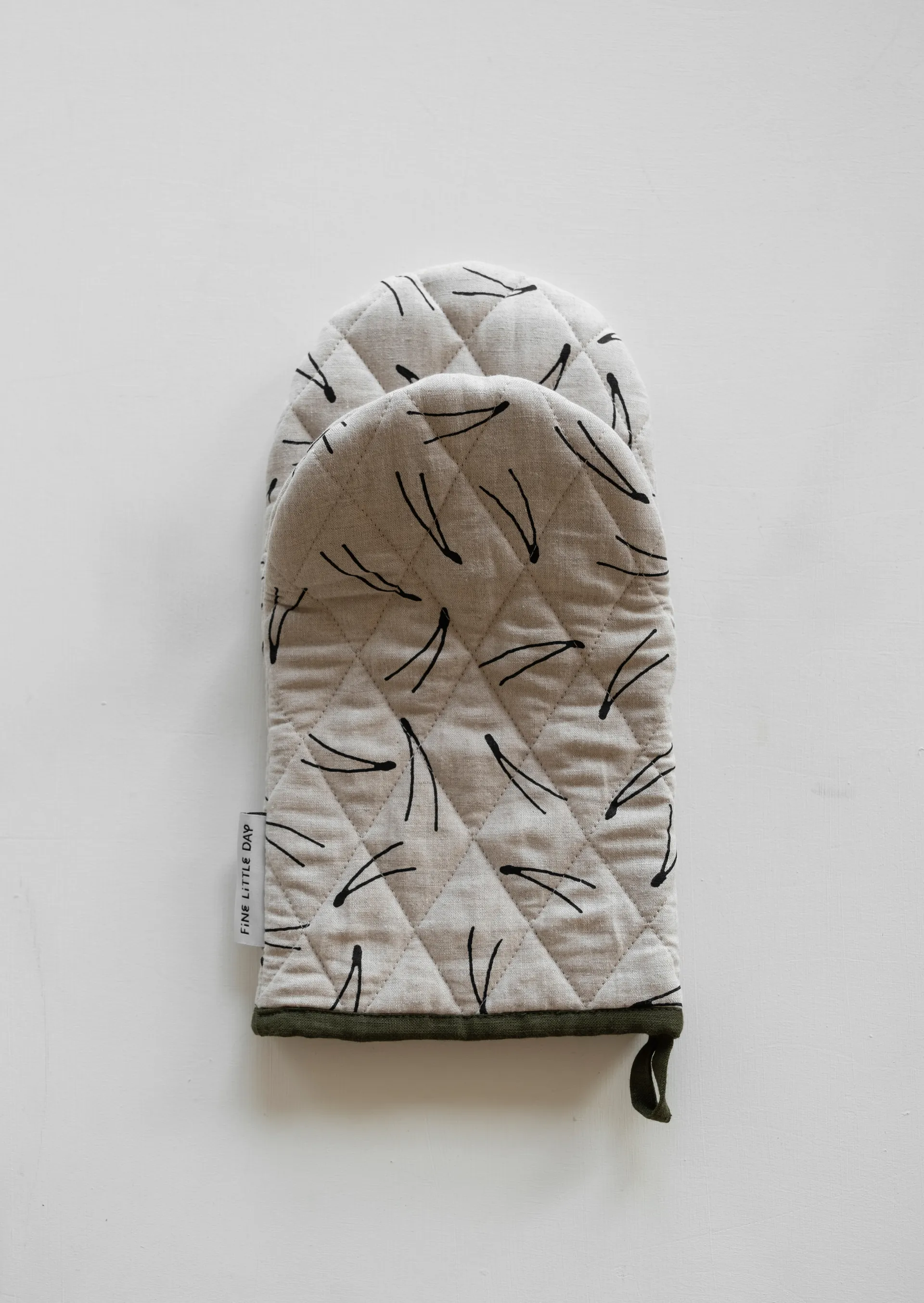 바 퀼티드 오븐 장갑, Natural Fine Little Day | 파인리틀데이