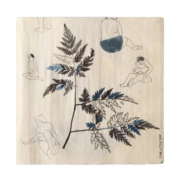 Saltholmen 냅킨 25 pack - Yellow-grey - Fine Little Day | 파인리틀데이