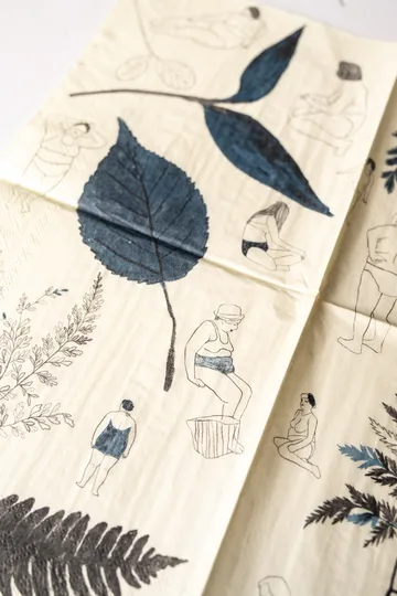 Saltholmen 냅킨 25 pack - Yellow-grey - Fine Little Day | 파인리틀데이