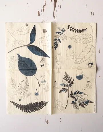 Saltholmen 냅킨 25 pack - Yellow-grey - Fine Little Day | 파인리틀데이