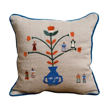 Seasonal 베개 커버 38x38 cm - Natural-blue - Fine Little Day | 파인리틀데이