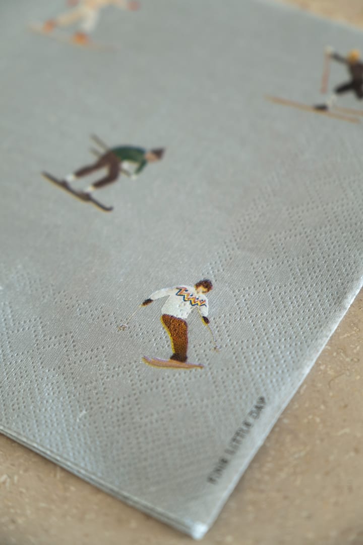 Skiers napkin 25 pack - Grey - Fine Little Day | 파인리틀데이